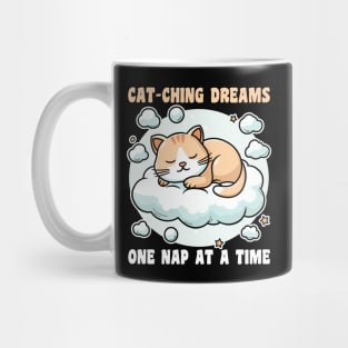 Sleeping Cat Catching Dreams Mug